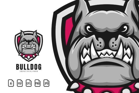 Bulldog Mascot Logo: Versatile Vector Template