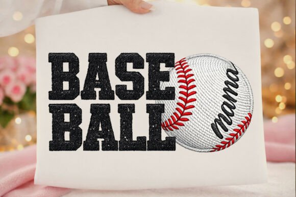 Celebrate Mom with Baseball Mama Design PNG
