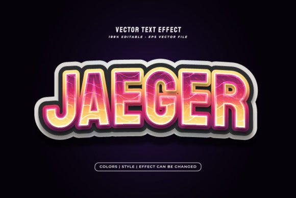 Colorful Game Style Text Effect for Adobe Illustrator
