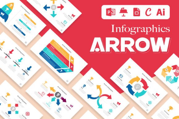 Dynamic Arrow Infographics Templates for Clear Storytelling
