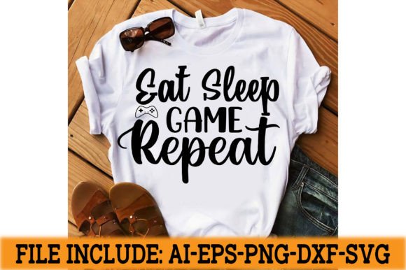 Eat Sleep, Game, Repeat: A Modern Typeface for Dynamic Designs