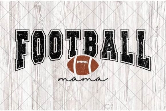 Football Mama PNG, Retro Varsity Mom SVG