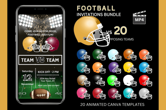Gold Team Bundle: Dynamic Invitations for Football Fans