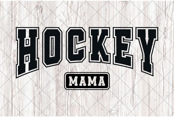 Hockey Mama Varsity: Stylish SVG & PNG Designs