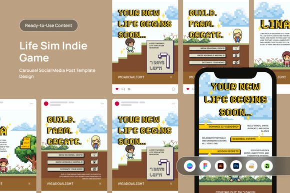 Launch Your Life Sim with a Polished Social Media Countdown