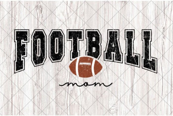 Retro Football Mom SVG & Football Mama PNG