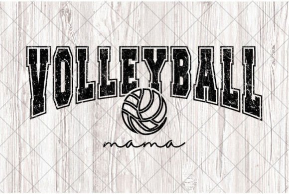 Varsity Mom SVG & Volleyball Mama PNG for Game Day